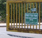 The Israel-Lebanon border fence, north of Metula